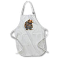 Apron - Elegant Tribal Brown Bear Illustration Illustrations