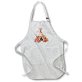 Apron - Tribal Teepee Tent With Flowers Illustration Illustrations