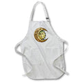 Apron - Ornamental Moon Half and Sun Illustration Illustrations