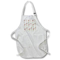 Apron - Stripes Of Eucalyptus, Floral, and Pampus Grass Pattern Patterns and Backgrounds