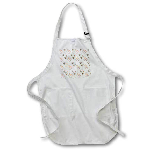 Apron - Pretty Boho Floral Bouquet Pattern Patterns and Backgrounds
