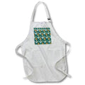 Apron - Cute Aqua Blue Sailing Anchor Pattern Patterns and Backgrounds