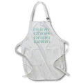 Apron - Pretty Pink, Blue, and Image Of Gold Conch Seashells Pattern Patterns and Backgrounds