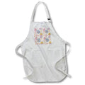 Apron - Pretty Pink, Blue, and Image Of Gold Starfish and Seashells Pattern Patterns and Backgrounds