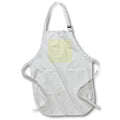 Apron - Art Deco Style Repeat Pattern Cream Digital Art - Circle Pattern