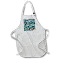 Apron - Waves In Harmony Acrylic Pour Abstract Art Acrylic Art - Decorative Abstract