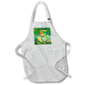Apron - Fantail Goldfish With Green Bubbles Vector Vector Art - Pet Goldfish