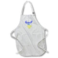 Apron - Blue Yellow Artistic Phoenix Illustration Vector Art - Patriotic Phoenix