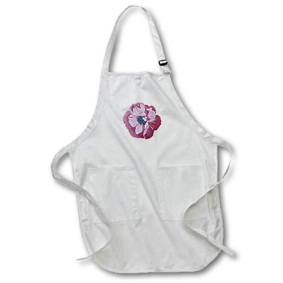 Apron - Artistic Pink Anemone Flower Vector Cut Out Vector Art - Anemone Flower