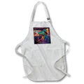 Apron - Colorful Lizard Driving AI Generated Art