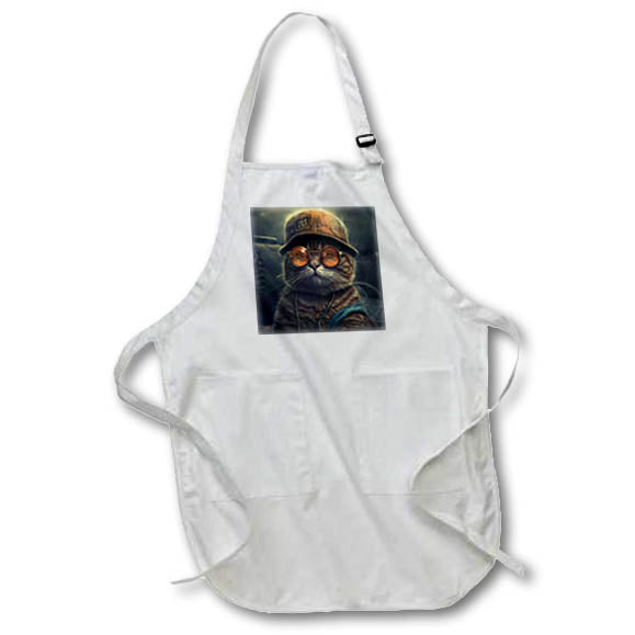 Apron - A Cat in Human Clothing AI Generated Art