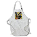 Apron - German Shepherd Mixed Media Collage AI Generated Art
