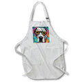 Apron - Dalmation Colorful Mixed Media Painting AI Generated Art