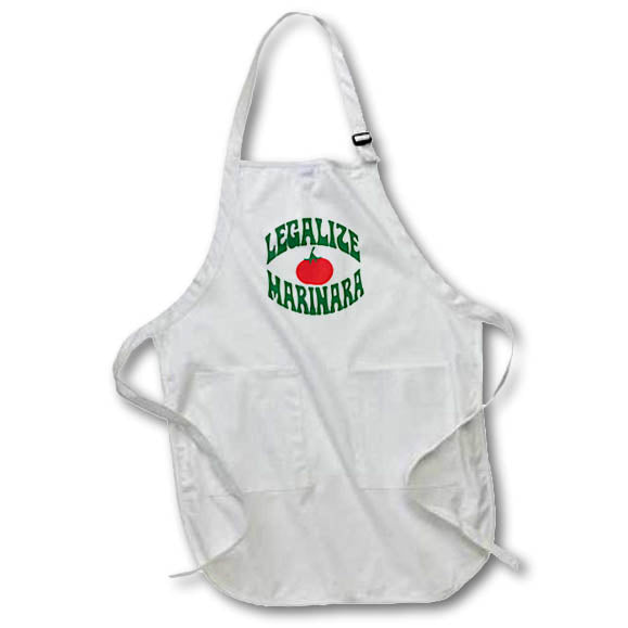 Apron - Legalize Marinara Marijuanna Funny