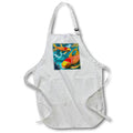 Apron - Two beautiful koi fish representing Pisces Zodiac - Pisces