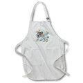 Apron - Bee On A Blue Poppy Flower Illustration Illustrations