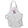 Apron - Happy Grandma With Pom Pom Illustration Illustrations