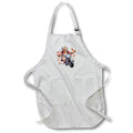 Apron - Happy Grandma Riding A Motorcycle Illustration Illustrations