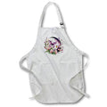 Apron - Pretty Purple Butterfly Moon With A Butterfly Illustrations