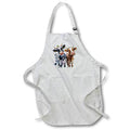 Apron - Cute Inquisitive Cows Illustration Illustrations