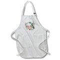 Apron - Pretty Hummingbird With Flowers Illustration Illustrations