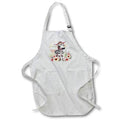 Apron - Cute Floral Zebra Illustration Illustrations