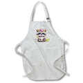 Apron - Cute Floral Racoon Illustration Illustrations