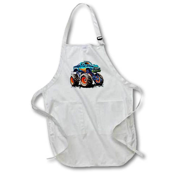 Apron - Monster Truck Illustration Illustrations