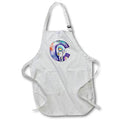 Apron - Cute Astronaut Monogram Initial C Monograms