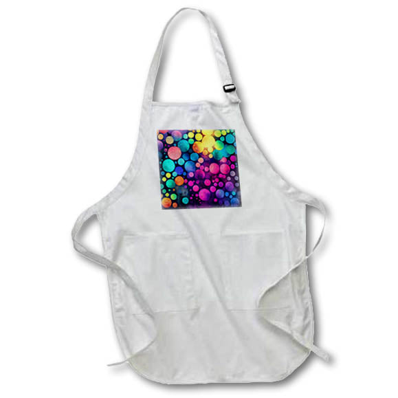 Apron - Colorful and Bright Bokeh Circles Background Backgrounds