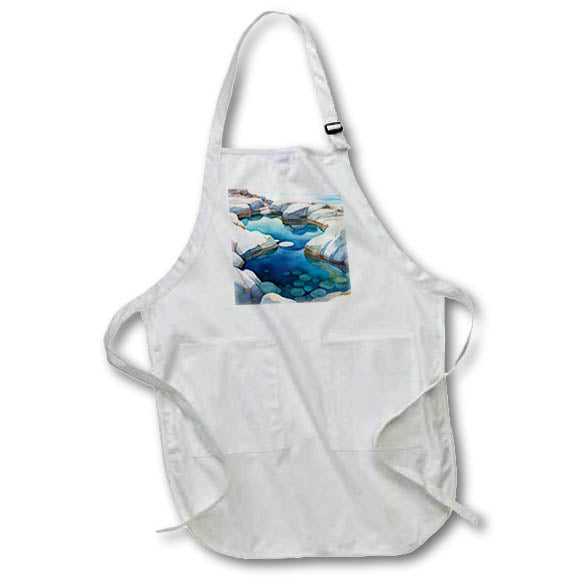 Apron - Ocean Tidal Pool Background Backgrounds