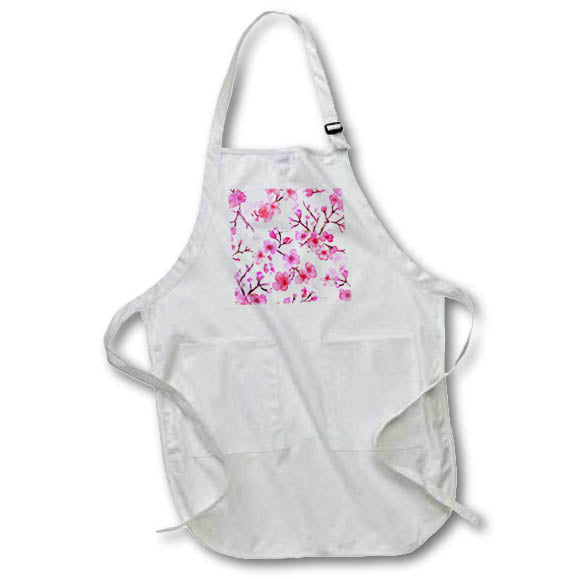 Apron - Pretty Pink Cherry Blossom Background Backgrounds