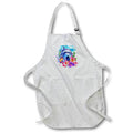 Apron - Tropical Floral Dolphin Illustration Illustrations