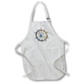 Apron - Nautical Sailing Wheel Illustration Illustrations