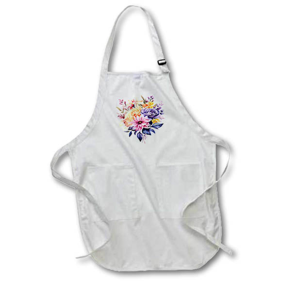 Apron - Pretty Summer Flowers Illustration Illustrations