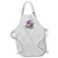 Apron - Pretty Pink and Purple Floral Illustration Illustrations