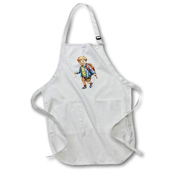 Apron - Back To School Boy Illustration Illustrations