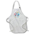 Apron - Cute Panda Bear On A Cloud With A Rainbow Illustration Illustrations