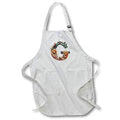 Apron - Boho Floral Monogram Initial G Monograms