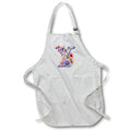 Apron - Pretty Pastel Floral Insect Monogram Initial Y Monograms