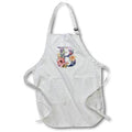 Apron - Pretty Image Of Watercolor Floral Monogram Initial B Monograms