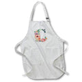 Apron - Pretty Image Of Watercolor Floral Monogram Initial C Monograms