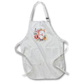 Apron - Pretty Image Of Watercolor Floral Monogram Initial F Monograms