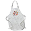 Apron - Pretty Image Of Watercolor Floral Monogram Initial N Monograms
