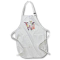 Apron - Pretty Image Of Watercolor Floral Monogram Initial W Monograms