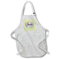 Apron - Istanbul By Night Blue Calligraphic Text Typography - Istanbul Landscape