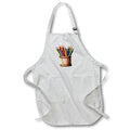 Apron - Container Of Colored Pencils Illustration Illustrations