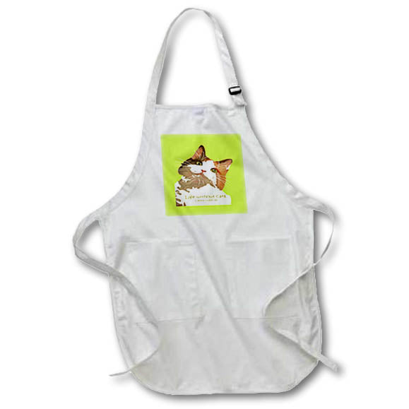 Apron - Life Without Cats I Do Not Think So Calico Cat Vector Art - Cat Humor