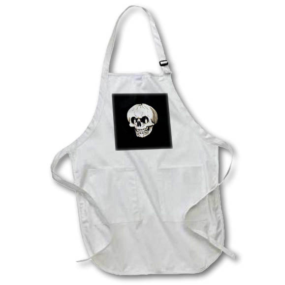 Apron - Jack O Lantern Cranium Halloween Gothic Vector Art - Halloween Lantern