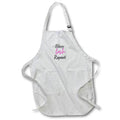 Apron - Text of Sleep Lash Repeat 3dRose Mary Aikeen- Salon